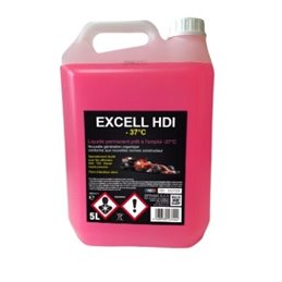 LIQ. DE REFROIDISSEMENT EXCELL -37°C ROSE 5L